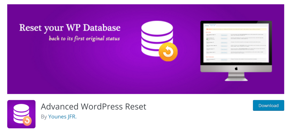 Best WordPress database plugin advanced database reset