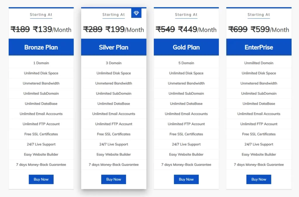 Business hosting plans pricing erichost