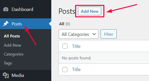 How to write your first post