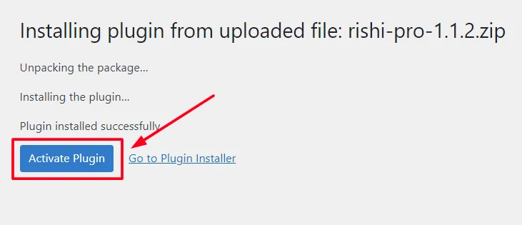 Install plugin step 3