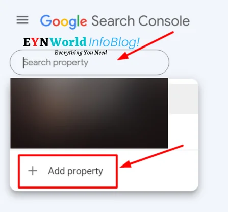 Search Console new property