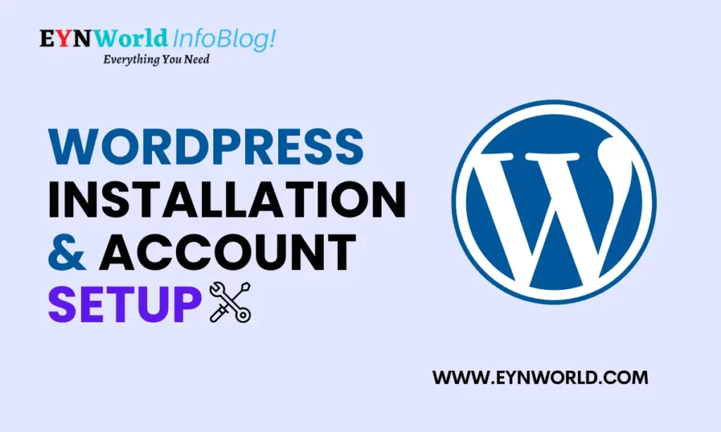 Wordpress installation and account Setup How to start a blog in india 2022