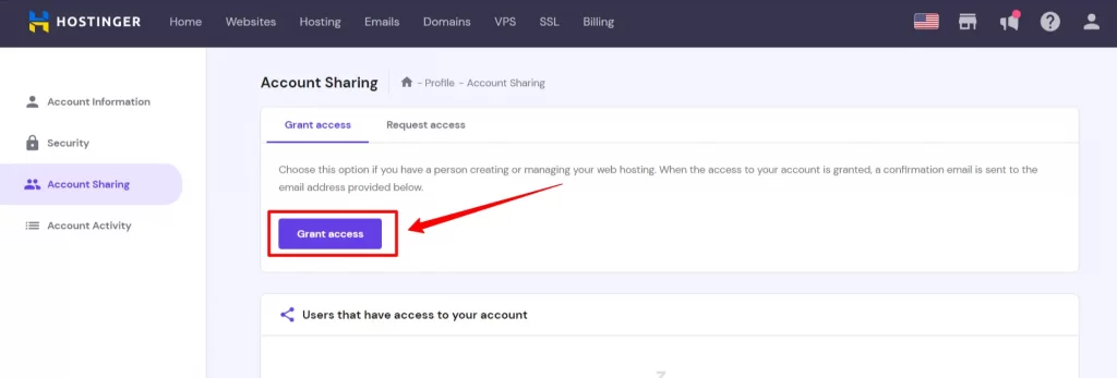 Account Sharing Hostinger Review