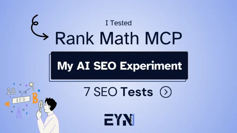 Rank Math MCP AI SEO experiment on WordPress