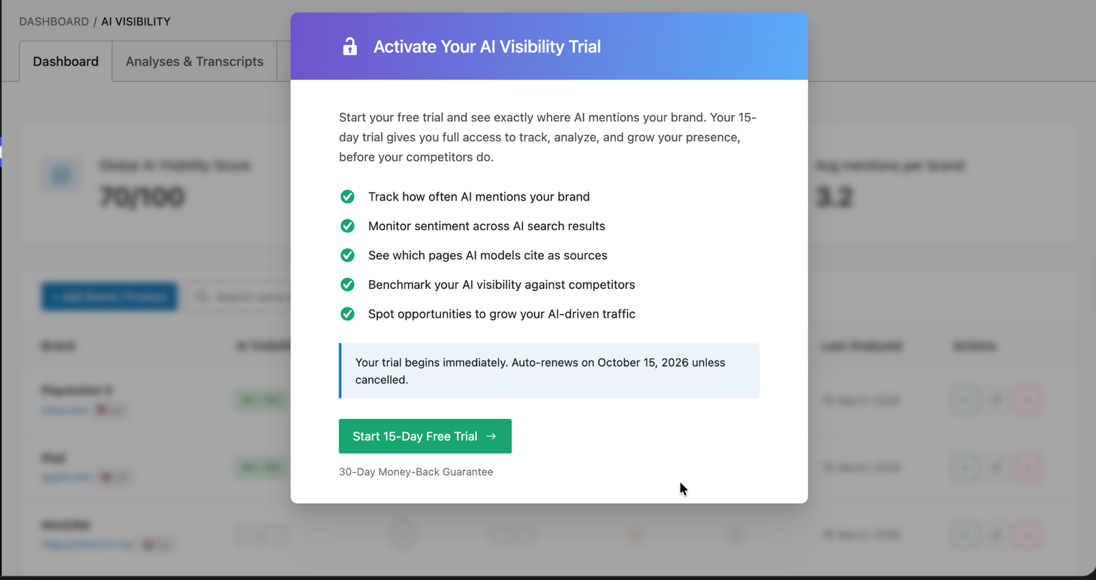Rank Math AI Visibility SEO Tool